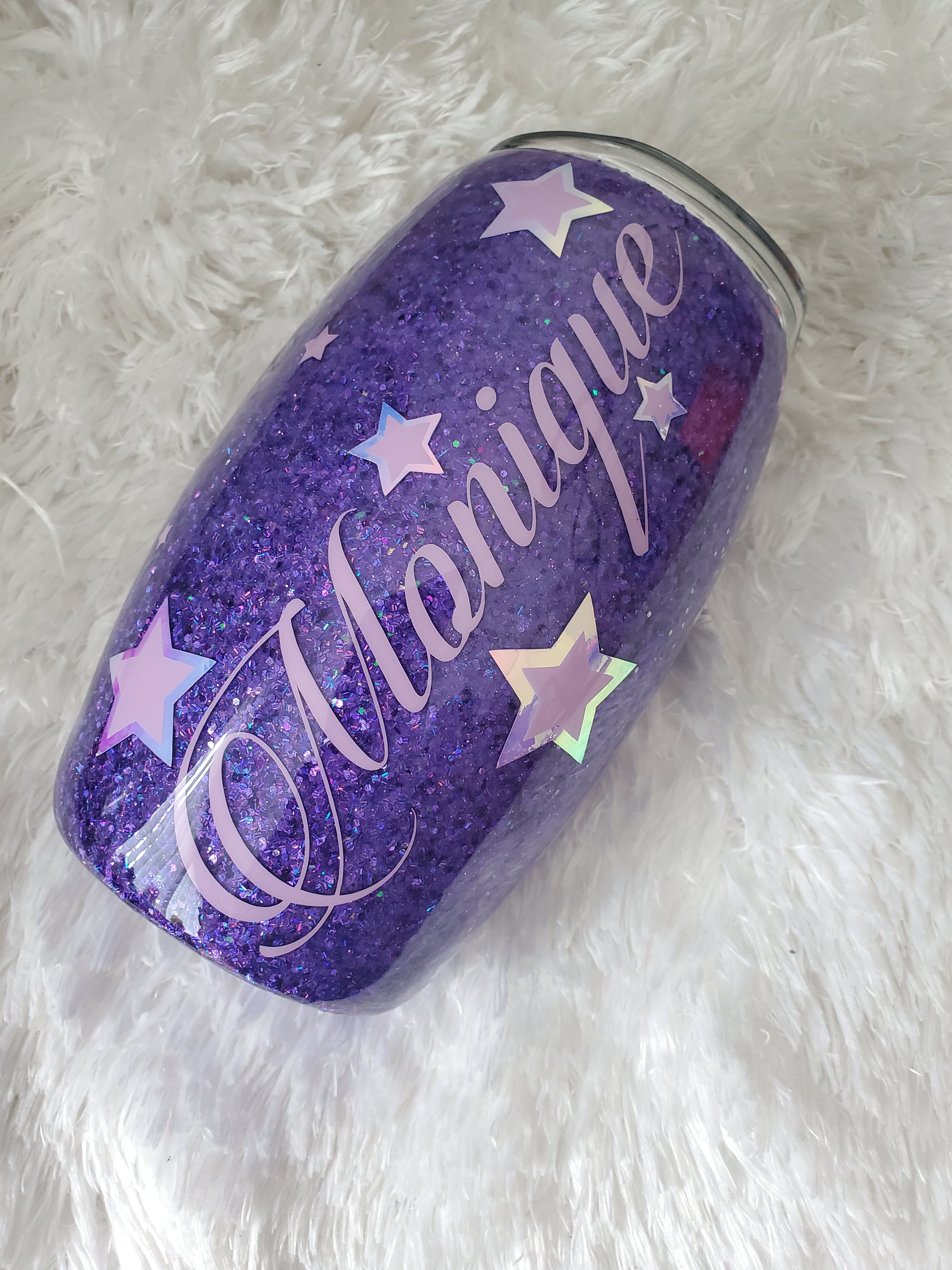25 ounce barrel/football tumbler